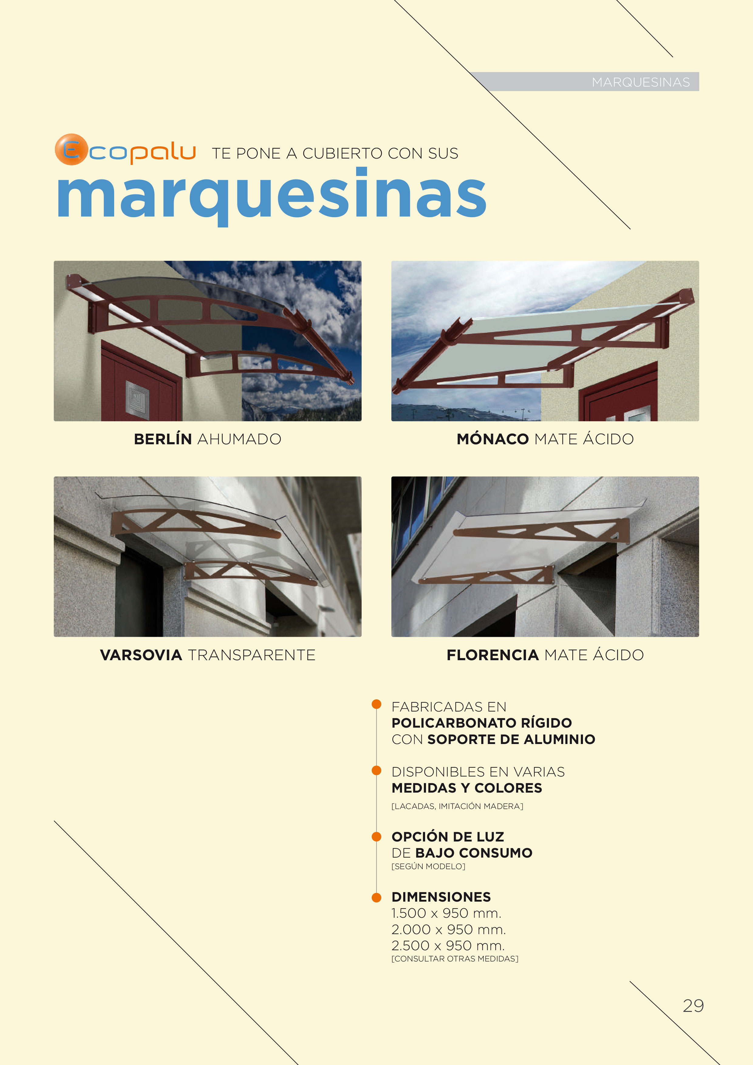 Marquesinas Ecopalu 2018